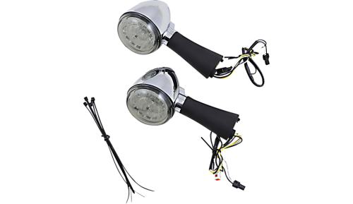 Custom Dynamics - Custom Dynamics Probeam Rear LED Turn Signal for Indian - Chrome Finish/Smoke Lens - PB-SCOUT-RR-CS