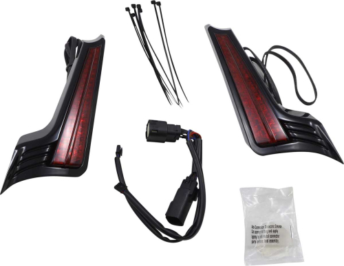 Ciro - Ciro Fascia Lights - Chrome/Red - 40043