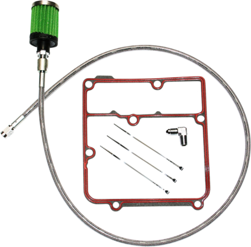 Feuling - Feuling Oil Tank Breather Kit - Black - 3071