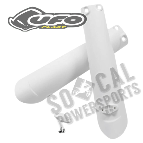 UFO Plastics - UFO Plastics Fork Slider Protector - White - KT04055-047