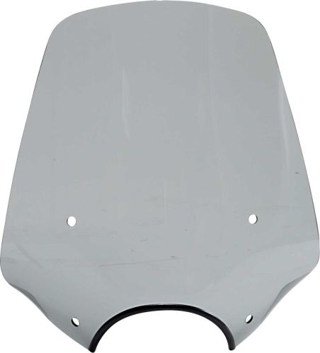 Memphis Shades - Memphis Shades Big Shot Sportshield Windshield (9in. Cutout) - Black Smoke - MEP57212