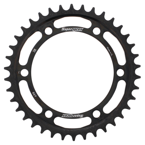Supersprox - Supersprox Steel Rear Sprocket - 38T - RFE-499-38-BLK
