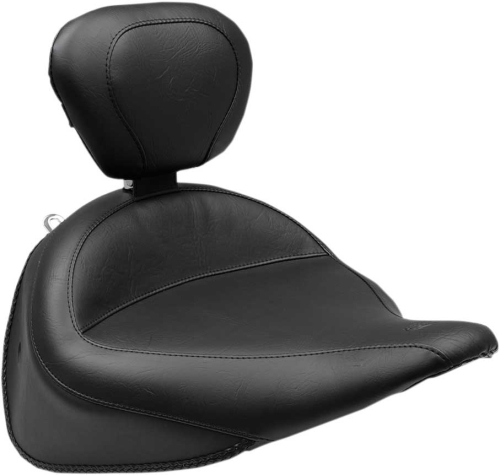 Mustang - Mustang Wide Solo Seat with Removable Backrest - Vintage - 79916