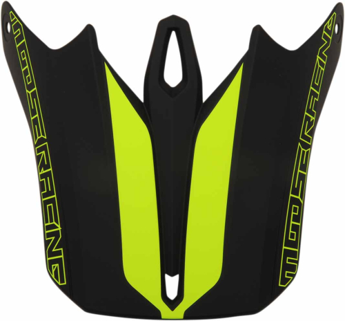 Moose Racing - Moose Racing Visor for F.I. Helmets - Black/Hi-Viz - 0132-1260