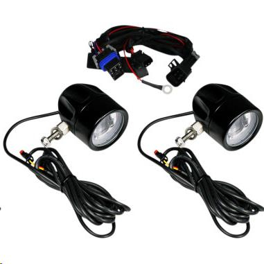 Custom Dynamics - Custom Dynamics LED Halo Fog Lights - Black - PB-FOG-IND-B