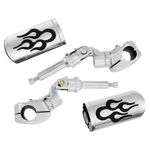 Show Chrome - Show Chrome Highway Pegs - Flame - 21-355P