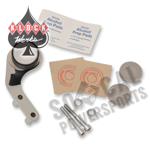 Klock Werks - Klock Werks iOmounts Device Mount - Left Hand - Chrome - KWD-06-0387