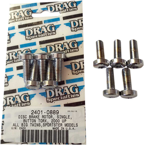 Drag Specialties - Drag Specialties Front Disc Brake Mounting Kit - Chrome - 2401-0889