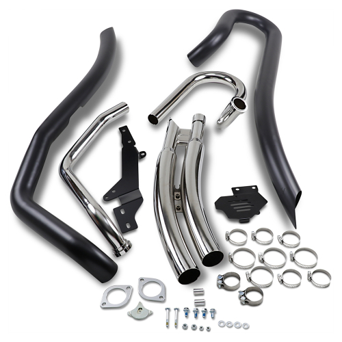 Cobra - Cobra Speedster Swept Exhaust - Black - 3221B