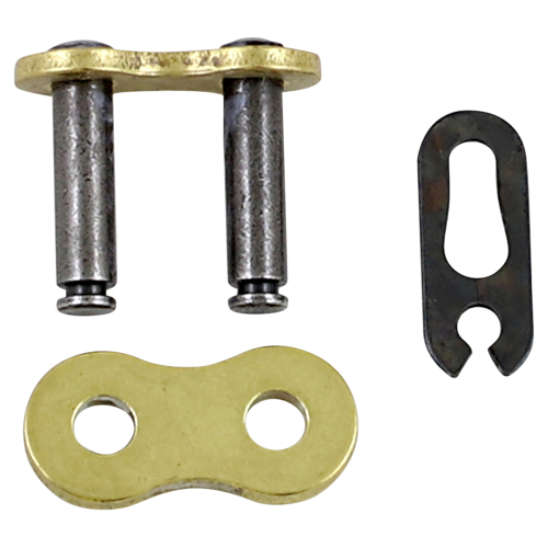 RK - RK 428 MXZ GB Heavy Duty Chain - Clip Connecting Link - Gold - GB428MXZ4-CL