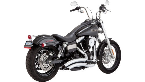 Vance & Hines - Vance & Hines Big Radius 2-Into-2 Exhaust System - Chrome - 26081
