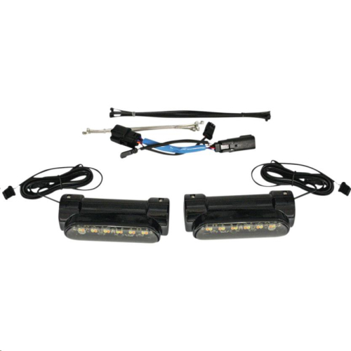 Custom Dynamics - Custom Dynamics Engine Guard LED - Gloss Black - CD-CB-AW-SS6-B