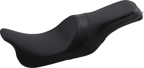 Drag Specialties - Drag Specialties Predator 2-Up Seats with Forward Positioning - Smooth Solar-Reflective Leather - 0801-1264