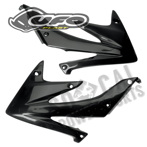 UFO Plastics - UFO Plastics Radiator Covers - Black - HO03655-001