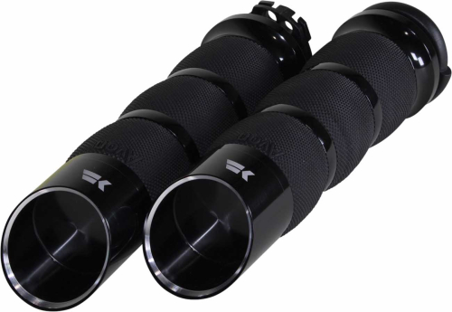 Khrome Werks - Khrome Werks Edge Grips - Air Cushion - Black - 500250