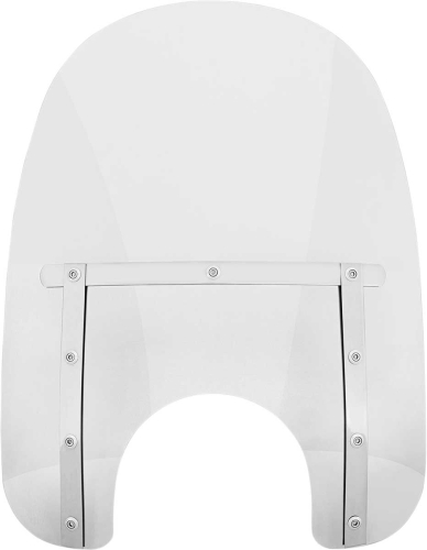 Memphis Shades - Memphis Shades Memphis Slim Windshield (7in. Cutout) - 17in. - Clear - MEM4210