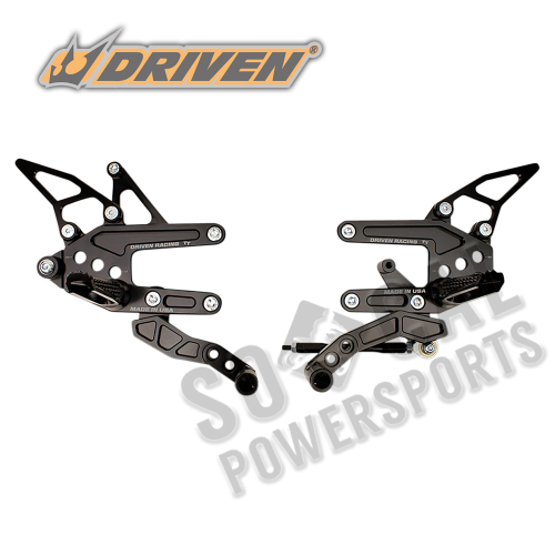 Driven Racing - Driven Racing TT Rearset - DRP-719-BK