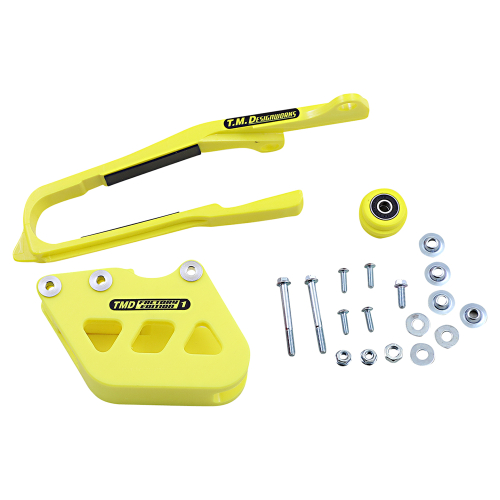 T.M. Designworks - T.M. Designworks Dirt Cross Multi-Purpose Chain Slide-N-Guide Kit FE1 Guide -Yellow - SCP-OR2-YL