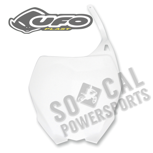 UFO Plastics - UFO Plastics Front Number Plate - White - YA03880-046