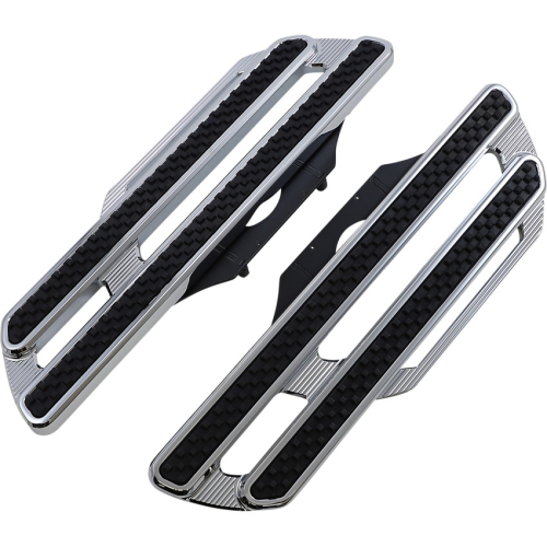 Arlen Ness - Arlen Ness Method Driver Floorboards - Chrome - 410-019