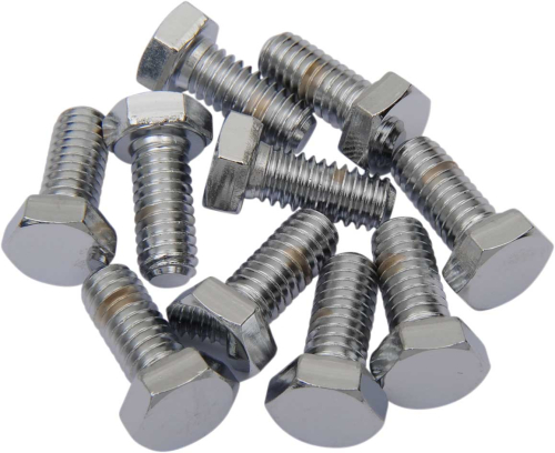 Drag Specialties - Drag Specialties Coarse-Thread Hex-Head Bolts - 5/16in.-18 x 5/8in. - MPB122
