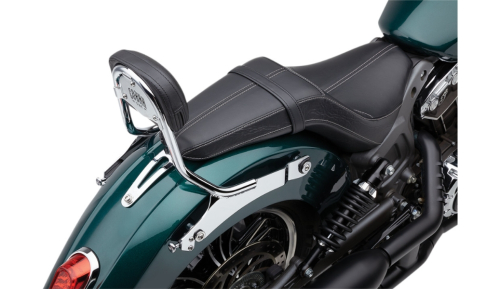 Cobra - Cobra Detachable Backrest for Indian - 2-up Seat - Chrome - 502-2210