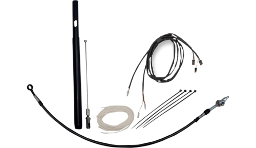 Fat Baggers, Inc. - Fat Baggers, Inc. EZ Install Handlebar Kit - Black Braided - 109016-B