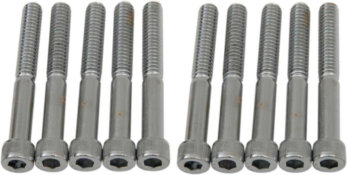 Drag Specialties - Drag Specialties Coarse-Thread Socket-Head Bolts - 1/4in.-20 x 2in. - MPB185