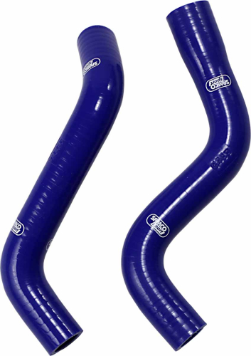 Moose Racing - Moose Racing Race Fit Radiator Hose Kit without Clamps - 3 - Blue - YAM-67-BL