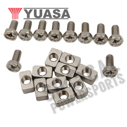 Yuasa - Yuasa 6x12mm SB Bolt/Nut Set - 2 each - PACK479862