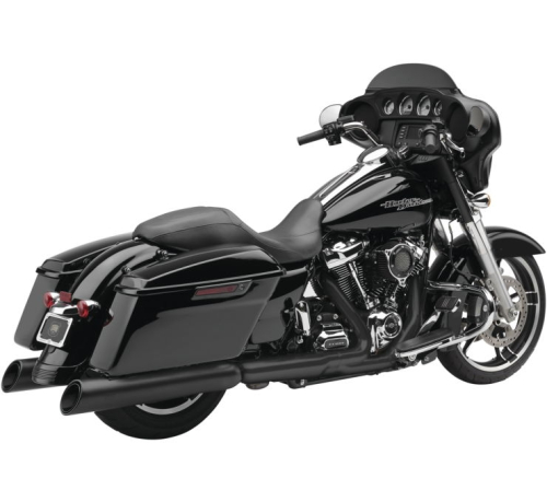 Cobra - Cobra Gen 2 Neighbor Haters Slip-On Mufflers with Upper Cut - Black with/Black Tip - 6289RB