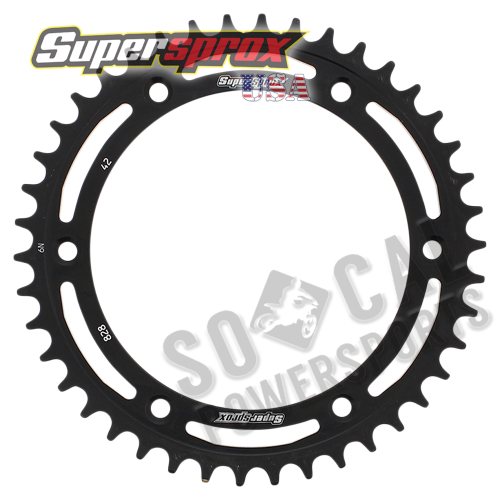 Supersprox - Supersprox Steel Rear Sprocket - 42T - RFE-828-42-BLK