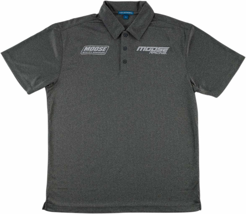 Moose Racing - Moose Racing Corporate Polo - 3040-2655 - Charcoal Gray - Medium