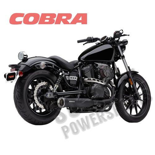 Cobra - Cobra 4in. Slip-on Muffler - 2527B