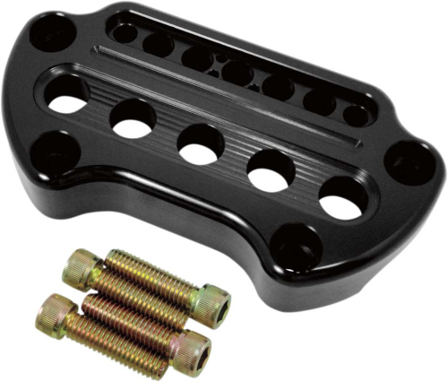 Joker Machine - Joker Machine Indicator Light Handlebar Clamps - Black Anodized Finish - 10-306B