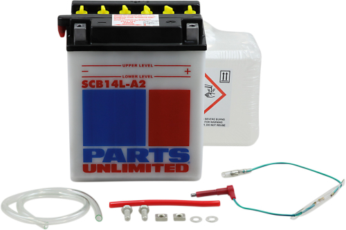 Parts Unlimited - Parts Unlimited 12V Heavy Duty Battery Kit - SCB14L-A2-FP