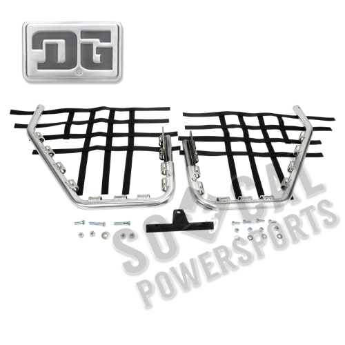 DG Performance - DG Performance Alloy Nerf Bars - Alloy Bar - Black Web - 60-4475