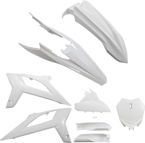 Acerbis - Acerbis Full Plastic Kit - White - 2936280002