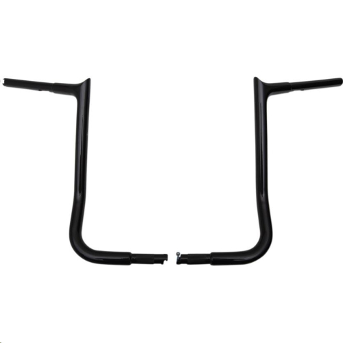 Fat Baggers, Inc. - Fat Baggers, Inc. 1-1/4in. EZ Install Pointed Top Handlebars - Gloss Black - 905016-B