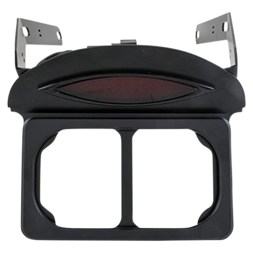 Paul Yaffe Originals - Paul Yaffe Originals License Plate Relocation Frame with Taillight - without Lighting Bullets Lights - PYO:LPF-M8FB-SB