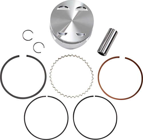 J.E. Pistons - J.E. Pistons Round Piston Kit - Standard Bore 100.00mm, 10.5:1 Compression - 136633
