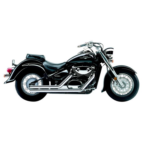 Cobra - Cobra Street Rod Exhaust - Straightcut - Chrome - 3717T