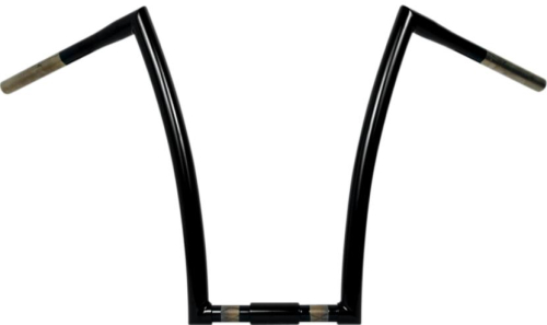 Todds Cycle - Todds Cycle 1-1/4in. Strip Handlebar - 17in. - Gloss Black - 0601-2804