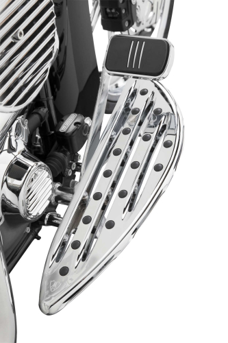 Arlen Ness - Arlen Ness Deep-Cut Driver Floorboard - Chrome - 410-004