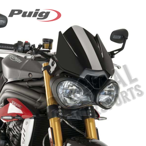 PUIG - PUIG Naked New Generation Sport Windscreen - Black - 8929N