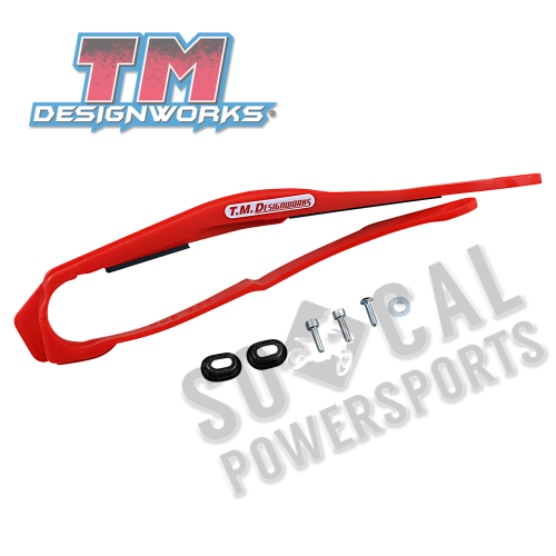 T.M. Designworks - T.M. Designworks Dirt Cross Super Front Chain Slider - Red - DCS-H10-RD