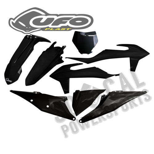 UFO Plastics - UFO Plastics Complete Body Kit - Black - KTKIT522001