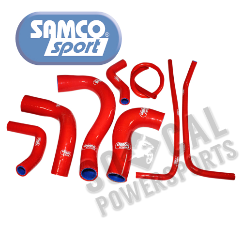 SAMCO Sport - SAMCO Sport Radiator Hose Kit - Red - YAM-84RED
