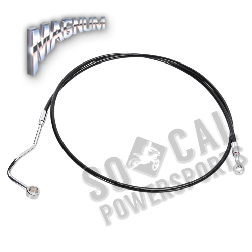 Magnum - Magnum Black Coated XR Stainless Upper Front Brakeline Kit - 68in. Total Length - SBC1402-68