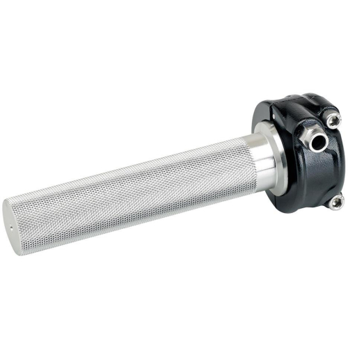 Biltwell Inc. - Biltwell Inc. Whiskey Throttle Assembly - Single Cable - Black - CW-SIN-01-BK